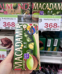 Sô cô la hạt Macadamia vị trà xanh Meiji